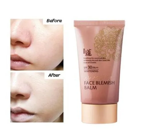 2 Pieces Welcos No Makeup Face Blemish Balm 50ml SPF30 PA   Whitening BB Creams Cosmetics Korean Facial Beauty Sunscreens Wrinkle Treatments Sensitive Skin Covers