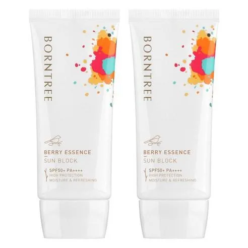 BORNTREE Berry Essence Sun Block SPF50  PA    50ml   50ml