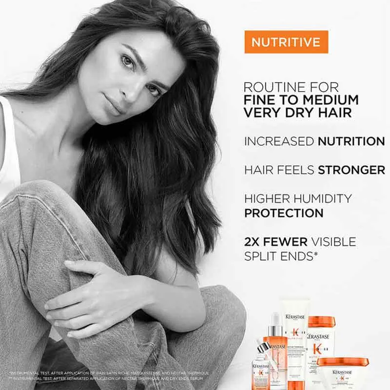 Kérastase Nutritive Deep Nutrition Rich Mask For Very Dry Hair Medium to Thick Hair