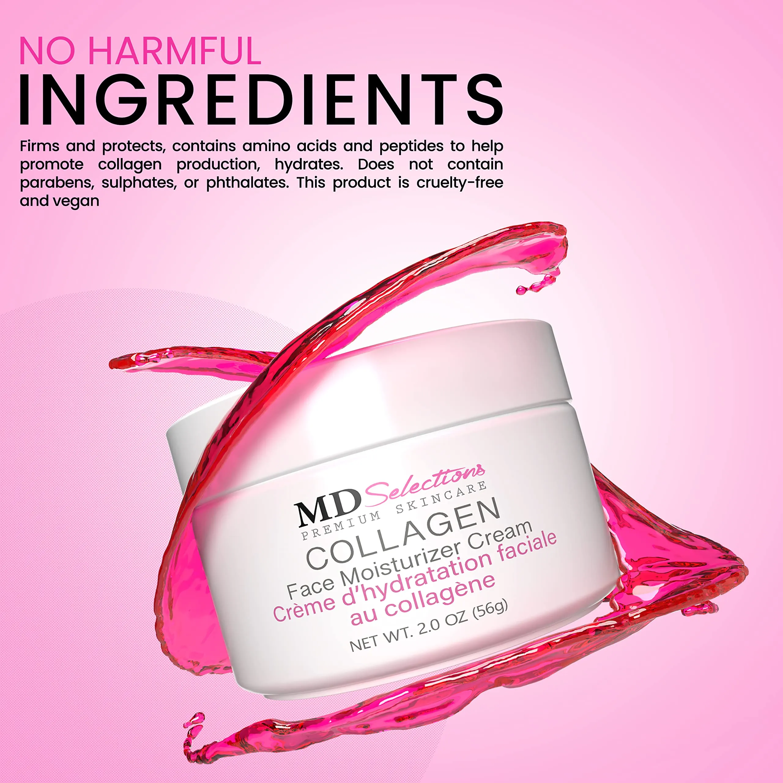 MD Selections Collagen Face Moisturizer Cream 2oz