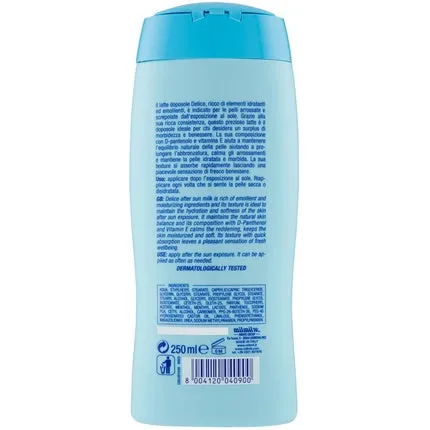 Moisturizing after sun milk 250ml, Delice