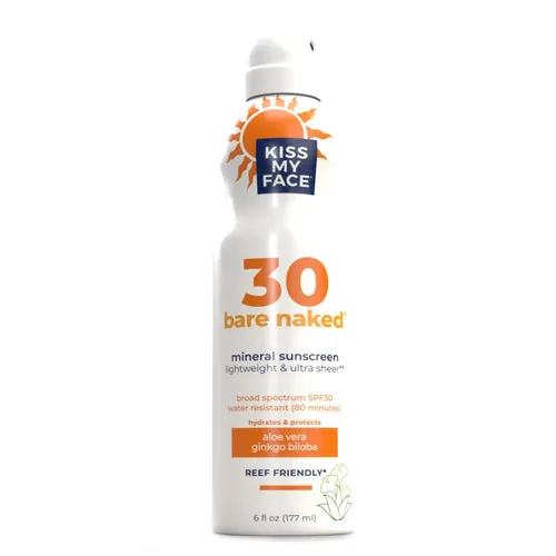 Moisturizing Sunscreen Spray SPF 30 6 Oz By Kiss My Face