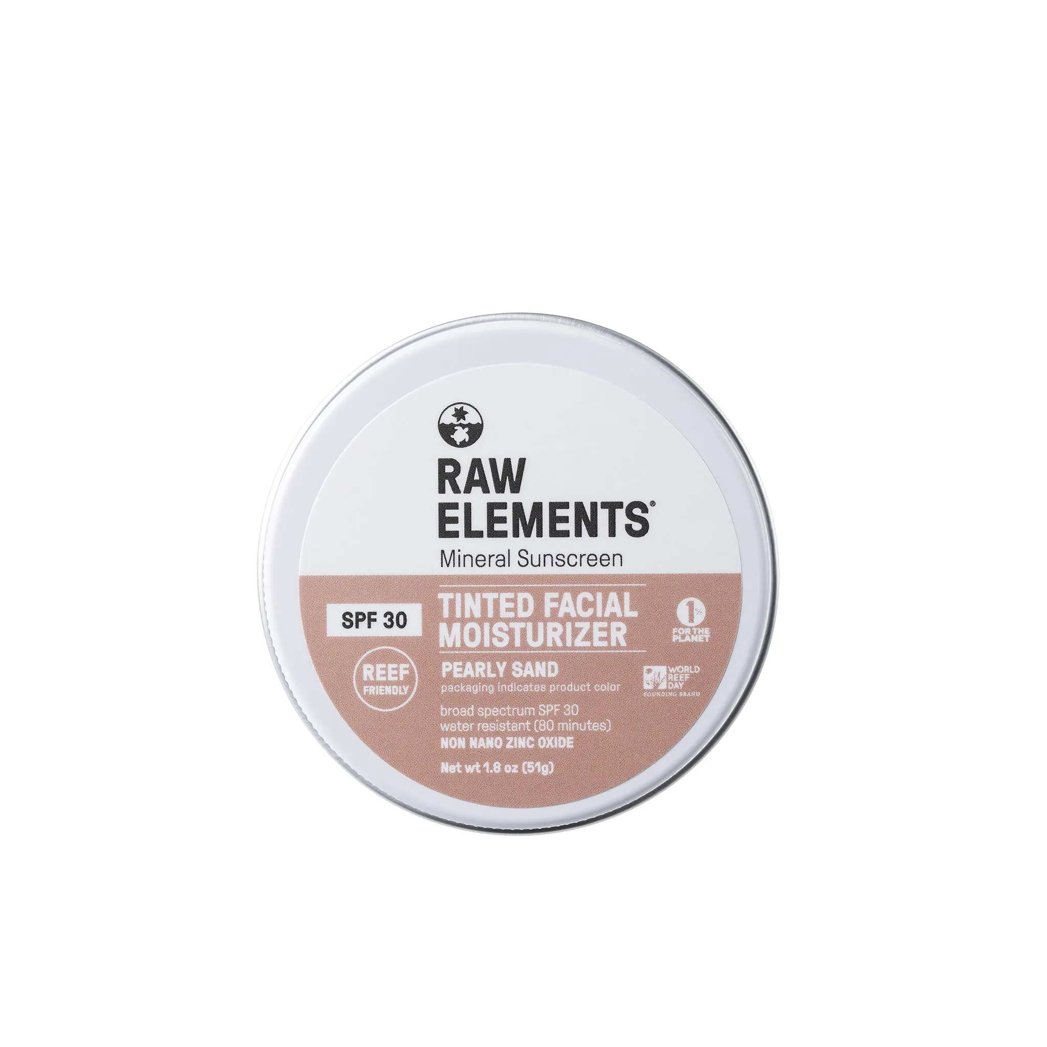 RAW ELEMENTS TINTED FACIAL MOISTURIZER SPF 30 