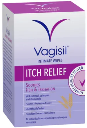 Vagisil Itch Relief Intimate Wipes 12