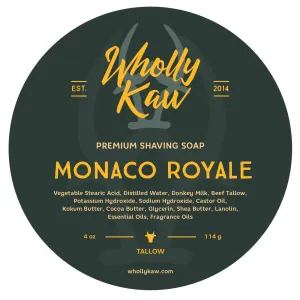 Wholly Kaw - Monaco Royale - Premium Shave Soap